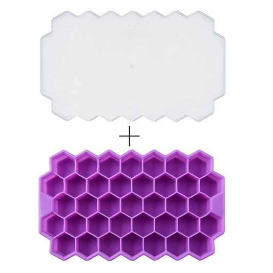 Silicone Ice Tray – Hexagons (37 pieces)
