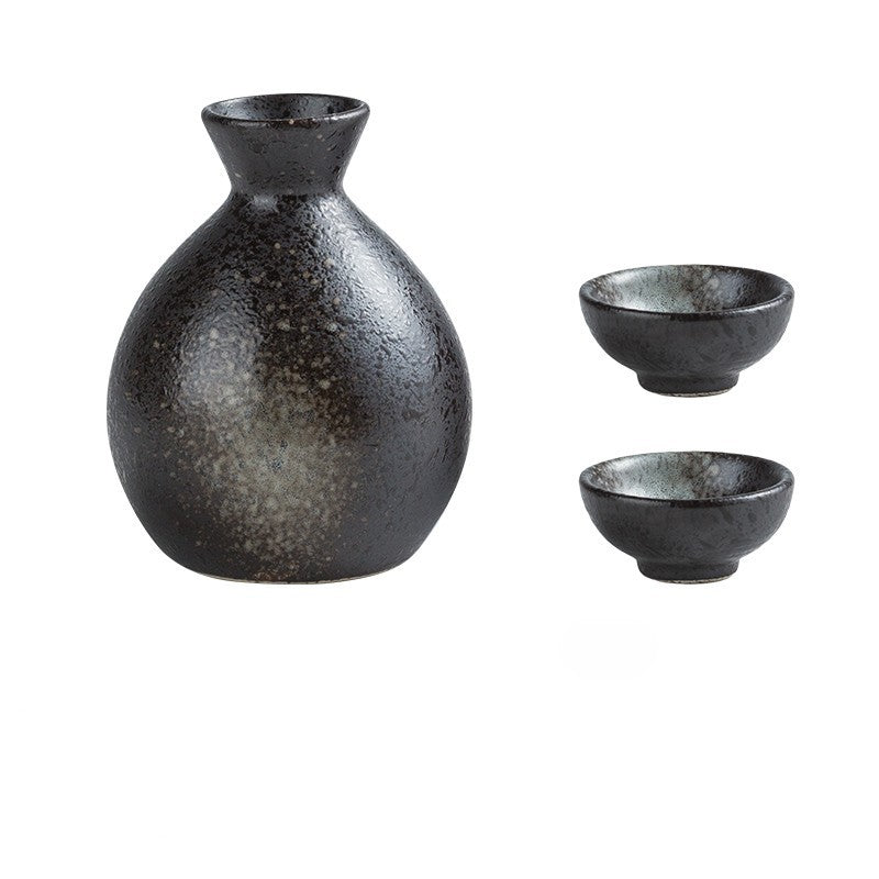 Sake-Set mit zwei Bechern