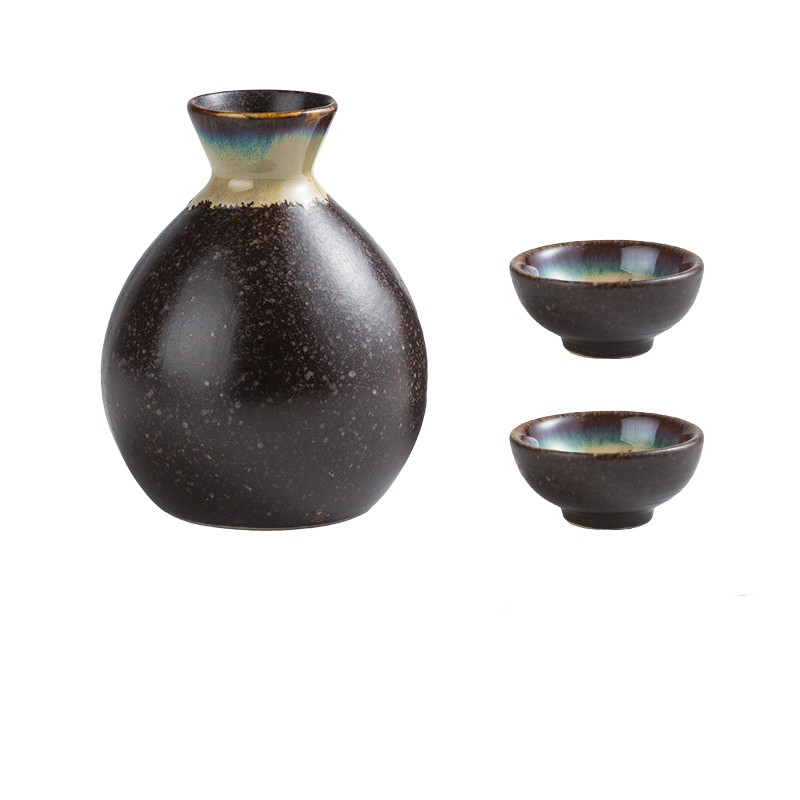 Sake-Set mit zwei Bechern