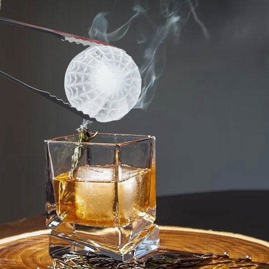 Silicone Ice Tray – Patterned Spheres (4 pieces)