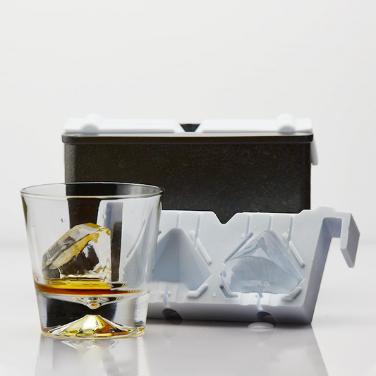 Clear Ice Container for 2 Ice Diamonds