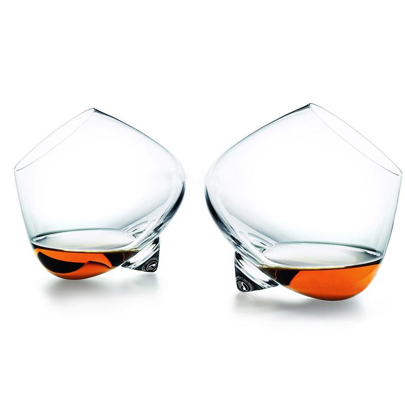 Diamond-Shaped Whisky Snifter (set of 2)