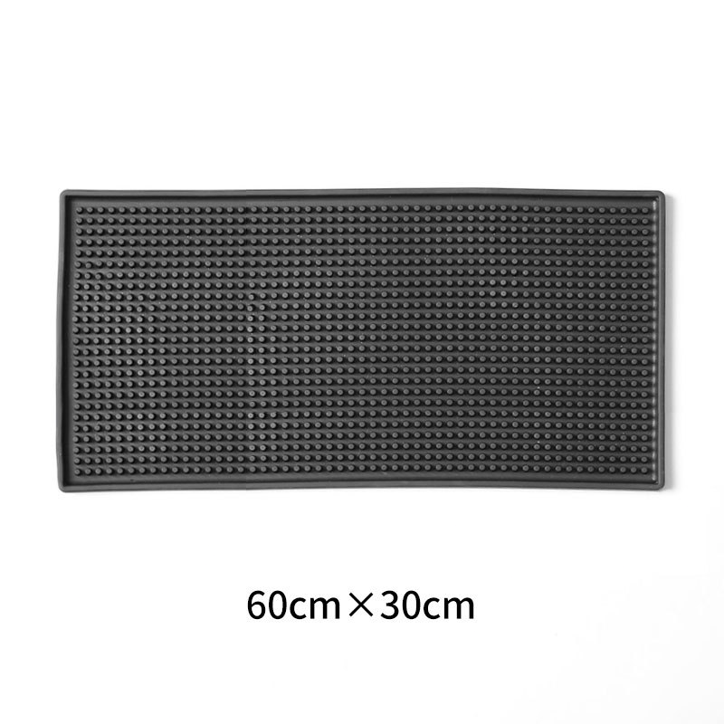 Barmatte – Schwarz (60 × 30 cm)