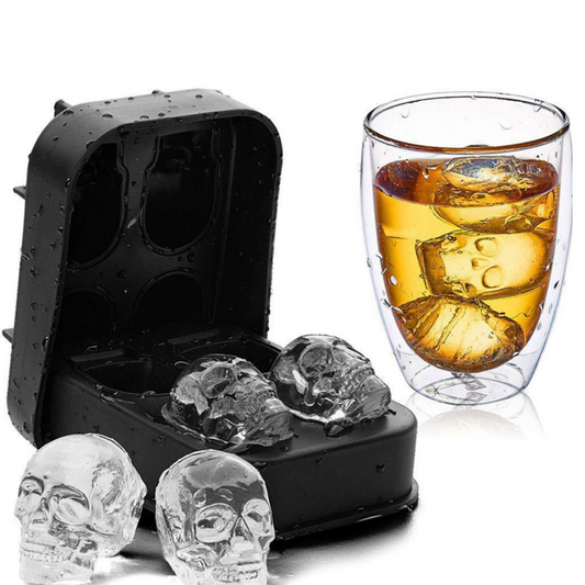 Silicone Ice Tray – Skull (4 pieces)