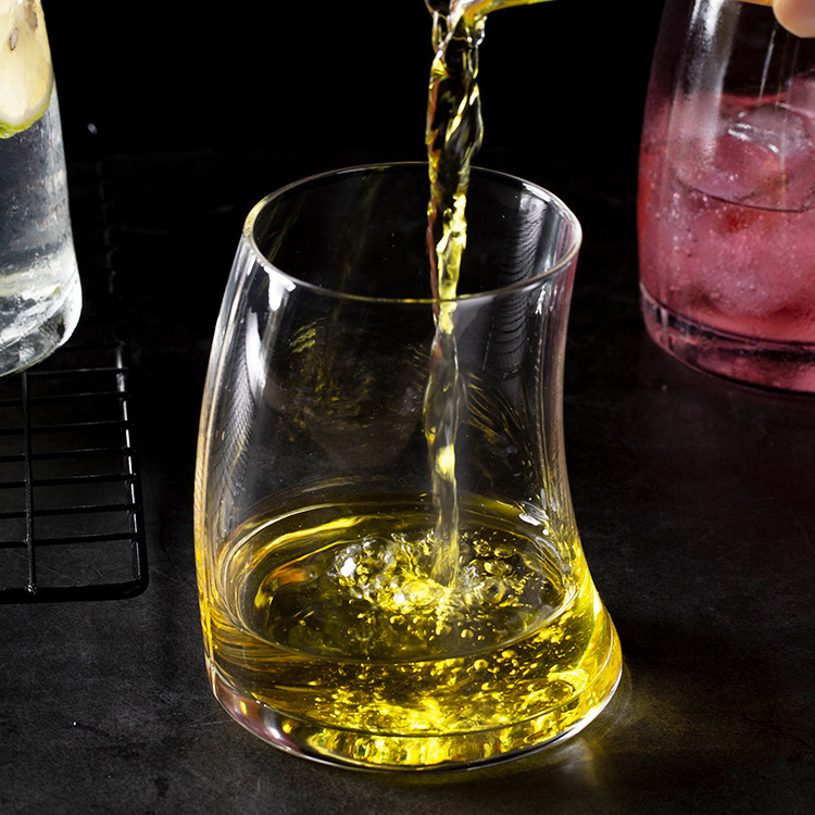 Rocks Glass with Sail Curve (Set of 2)