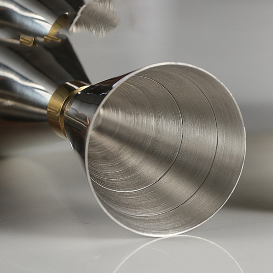 Japanese-Style Jigger with Center Ring (30/45ml, 30/60ml, 45/60ml)