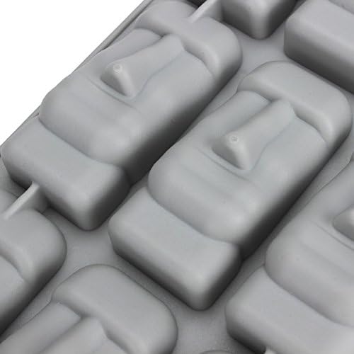 Silicone Ice Mold – Moai Statues (9 pieces)