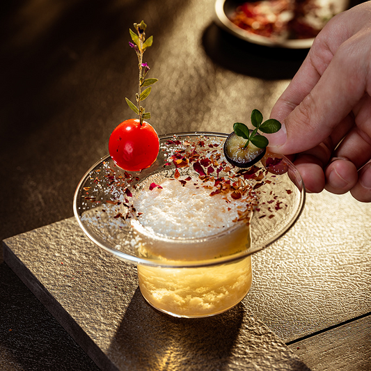 Wide-Rimmed Molecular Glass (Set of 2)