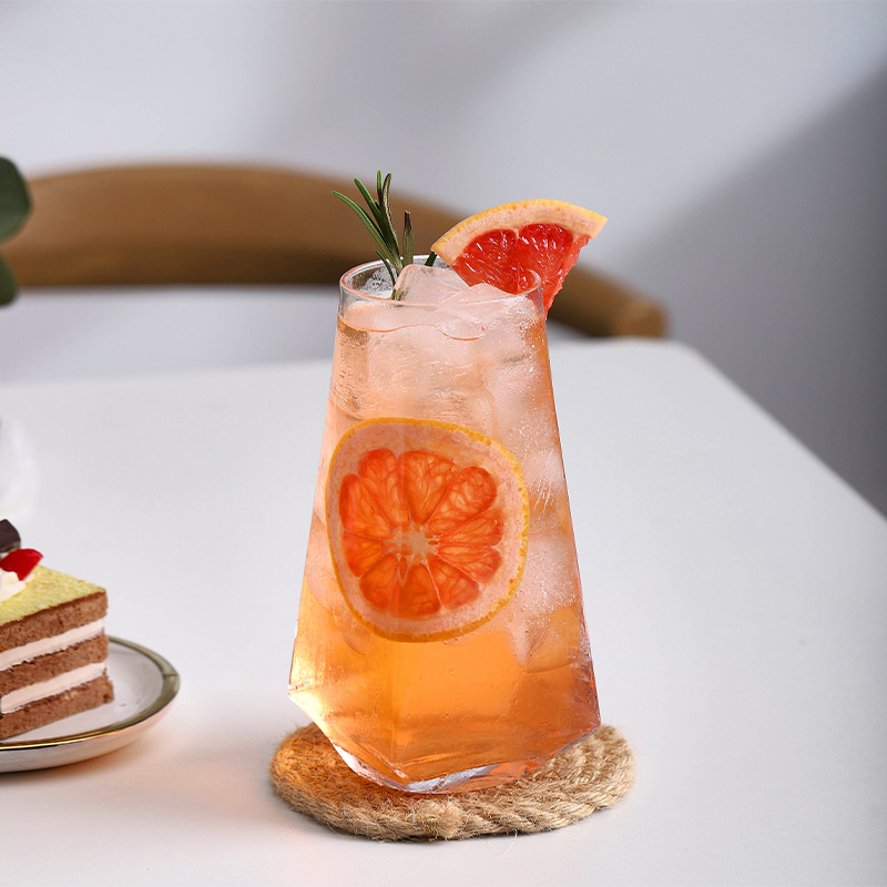 Highball-Glas in länglicher Diamantform (2er-Set)