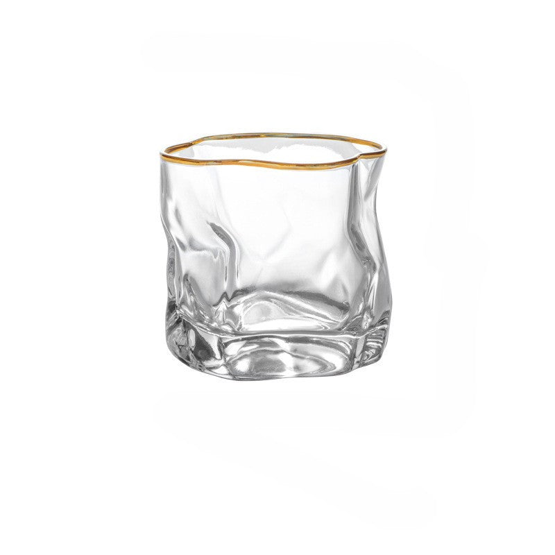 Whisky-Glas im japanischen Stil – Crumpled Paper (2er-Set)