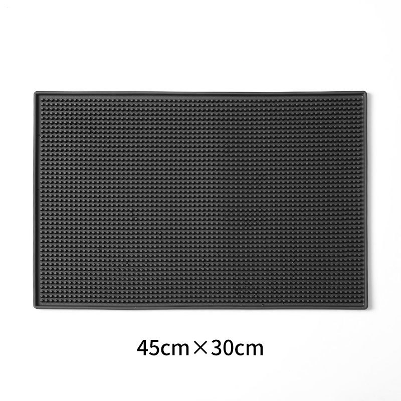 Barmatte – Schwarz (45 × 30 cm)