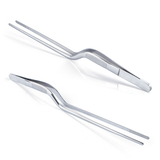 Curved Garnish-Tweezers