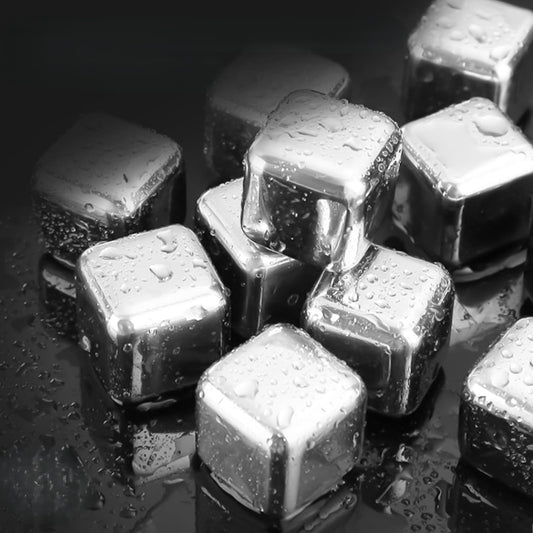 Stainless Steel Ice Cubes (8 pieces)
