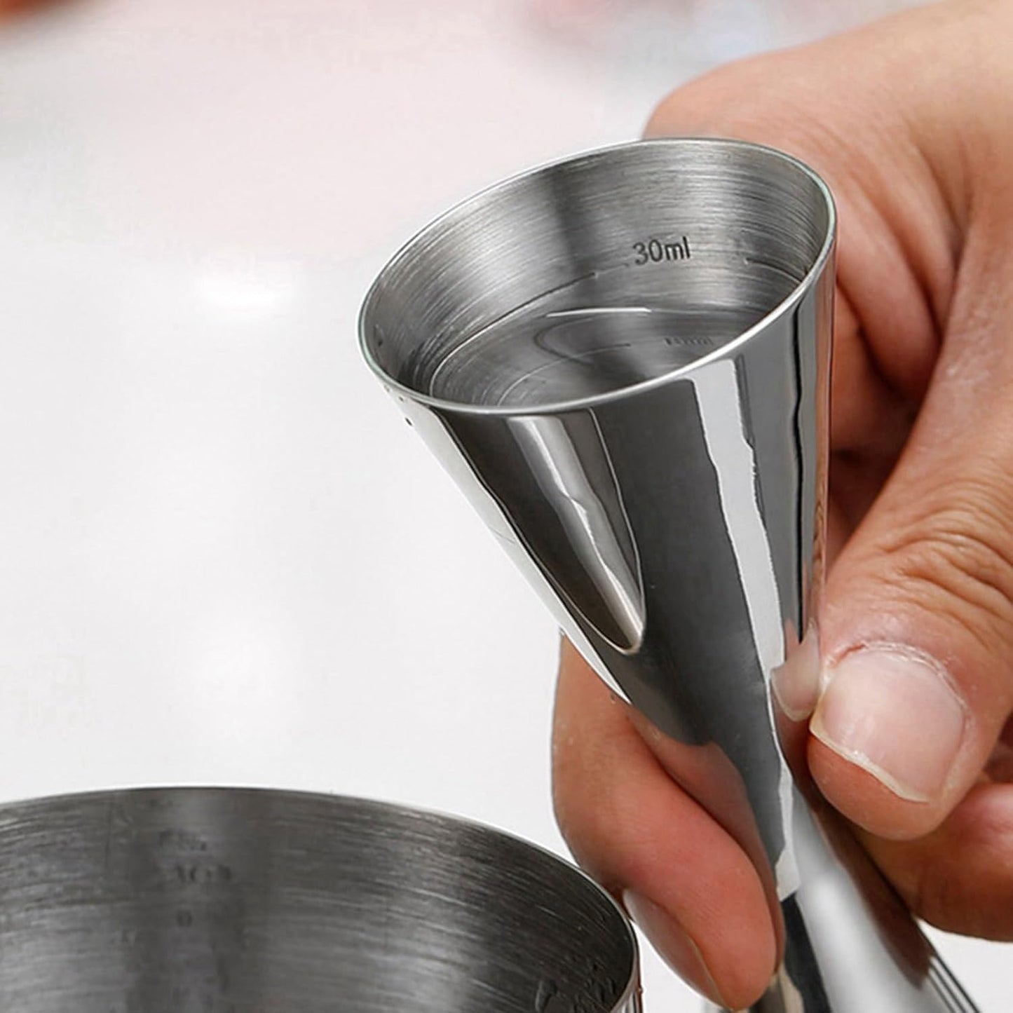 Single Piece Japanese-Style Jigger (30/45ml, 30/60ml)
