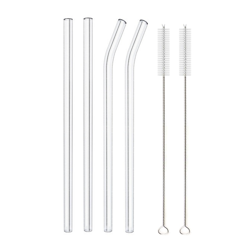 Glass Drinking Straws (19 cm)