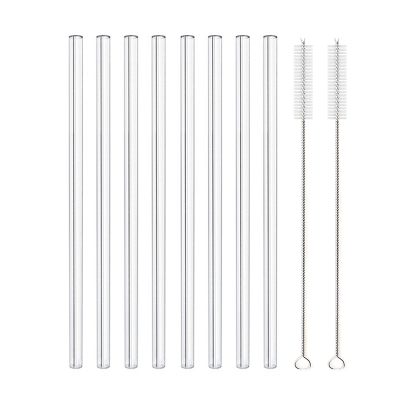 Glass Drinking Straws (19 cm)