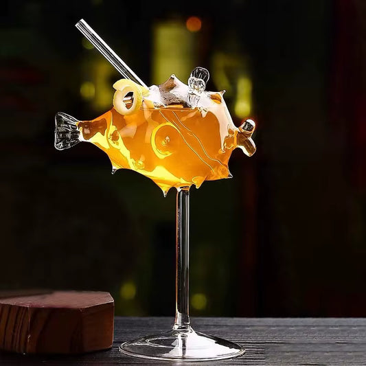 Pufferfish Stemware (Set of 2)