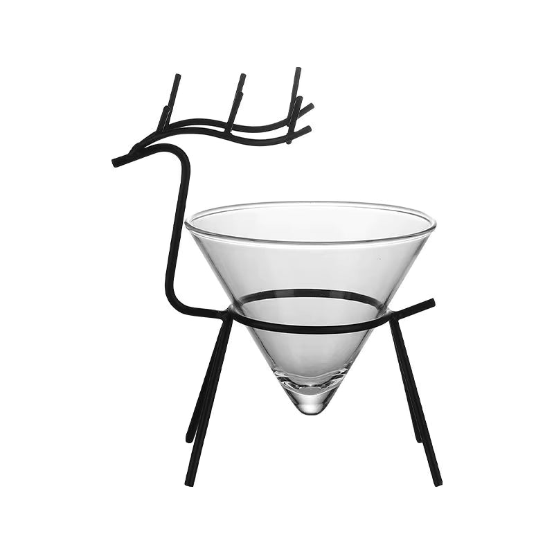 Hirschförmiges Cocktailglas (2er-Set)