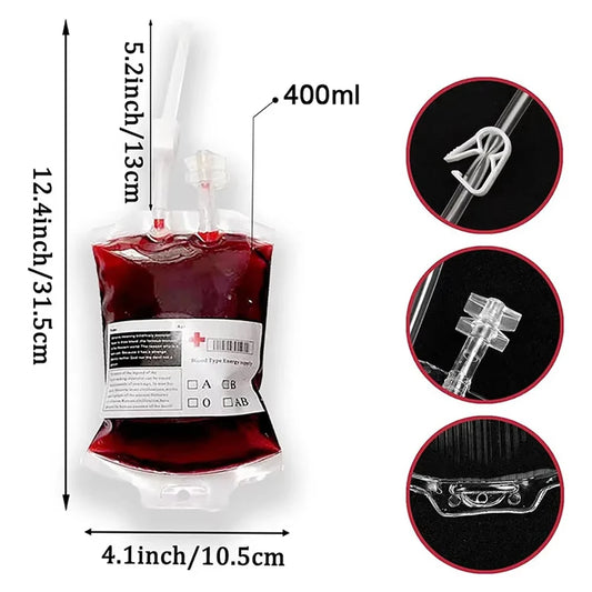 Cocktail Blood Bags (Set of 10)