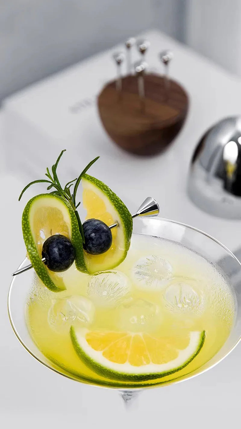 Cocktailspiess-Set mit Aufbewahrungsbehältnis
