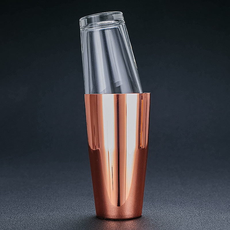 Glas/Edelstahl Boston Shaker