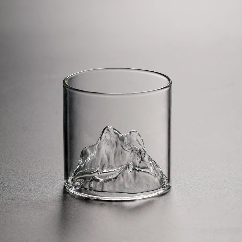 Whisky-Glas im japanischen Stil – Gebirgsprägung (2er-Set)
