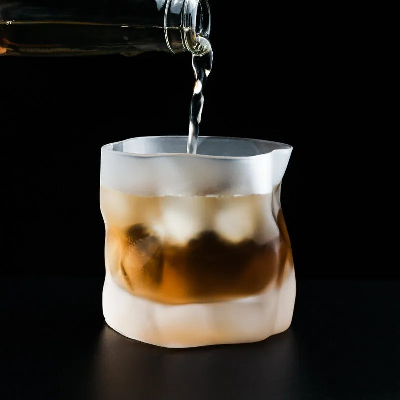 Whisky-Glas im japanischen Stil – Crumpled Paper (2er-Set)