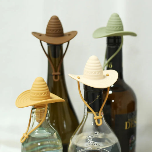 Wine Stopper - Cowboy Hat (Set of 4)