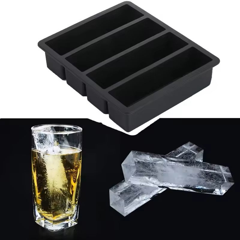 Silicone Ice Tray – Highball Cubes (4 pieces)