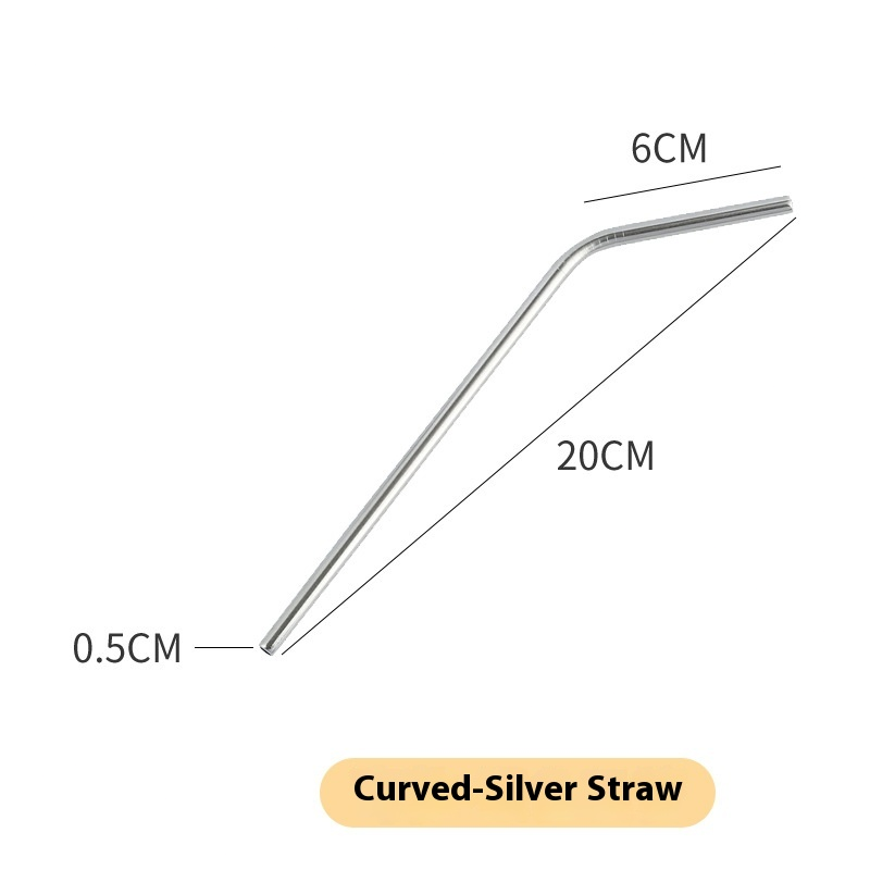 Metal Straws (21.5 cm)