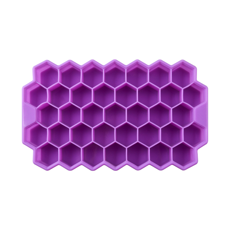 Silicone Ice Tray – Hexagons (37 pieces)