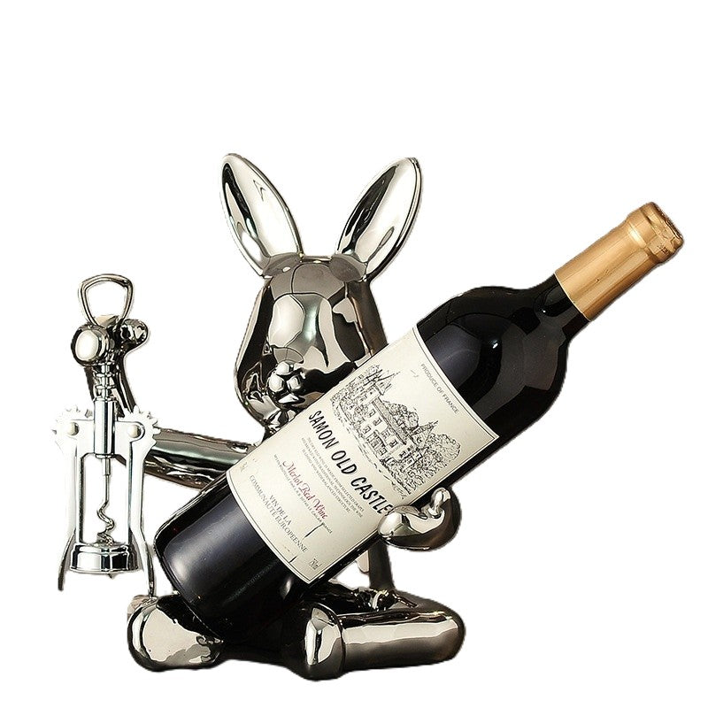 Sitzendes Tier Weinregal