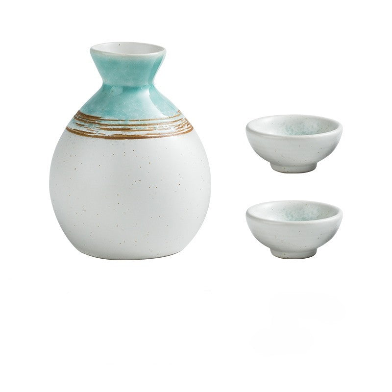 Sake-Set mit zwei Bechern