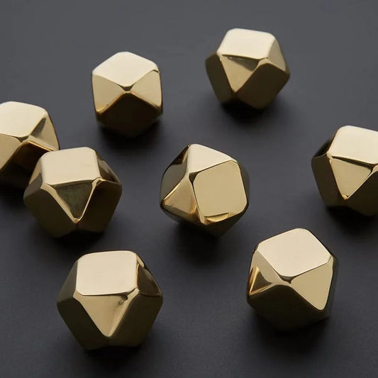 Edelstahl-Eiswürfel – Rhombus (8 Stück)