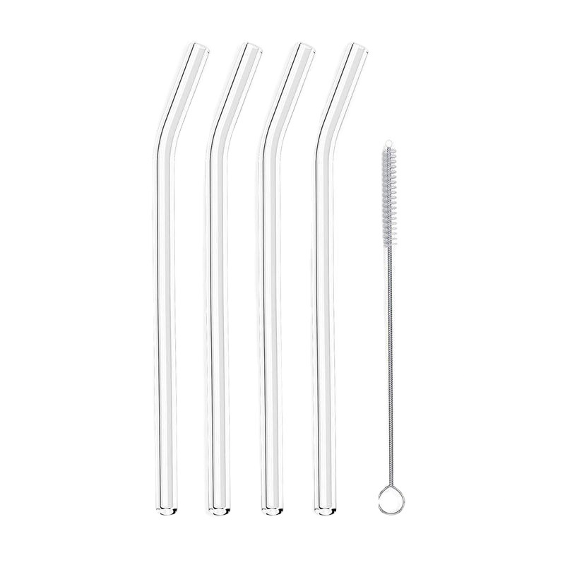 Glass Drinking Straws (19 cm)