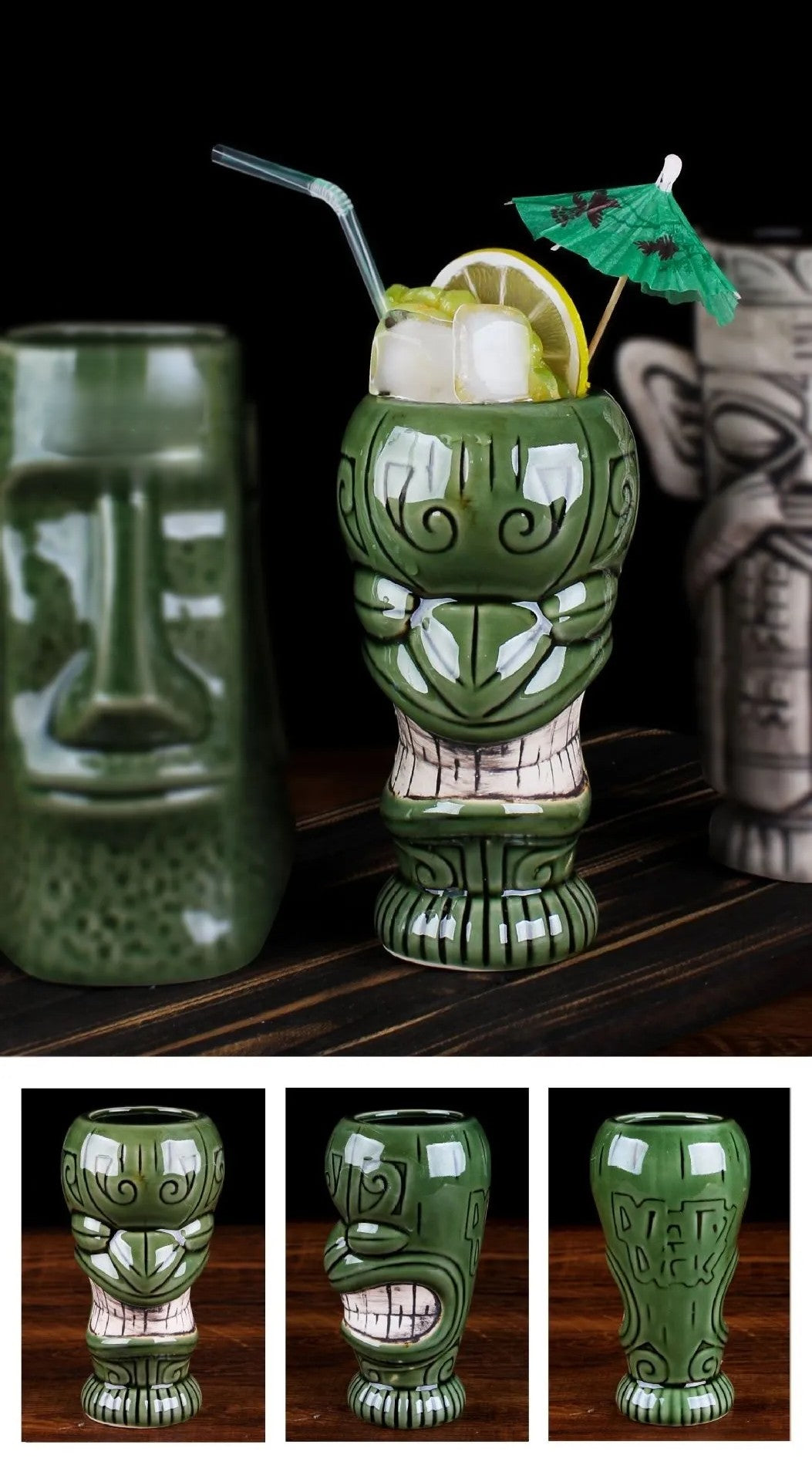 Ausgefallene Tiki-Gläser – Weitere Designs
