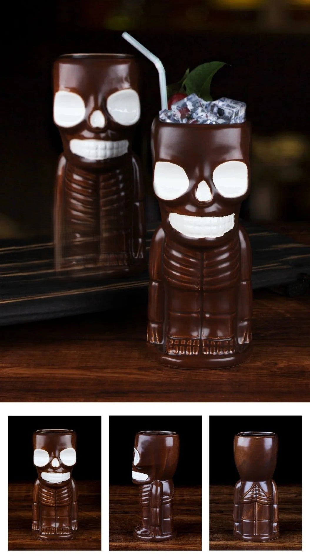 Piraten Tiki-Gläser – Verschiedene Designs