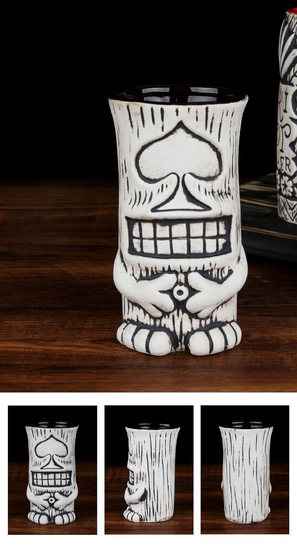 Tiki-Gläser Idolstatuen – Verschiedene Designs