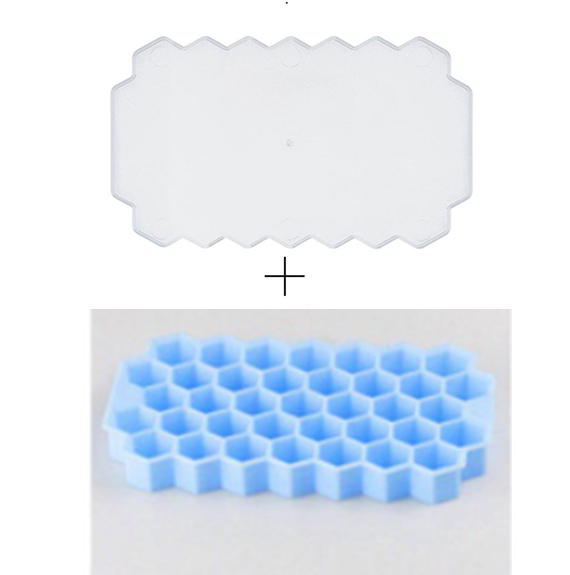 Silicone Ice Tray – Hexagons (37 pieces)
