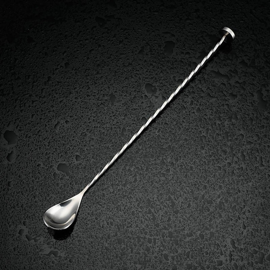 Bar Spoon with Piston Tip (30cm)