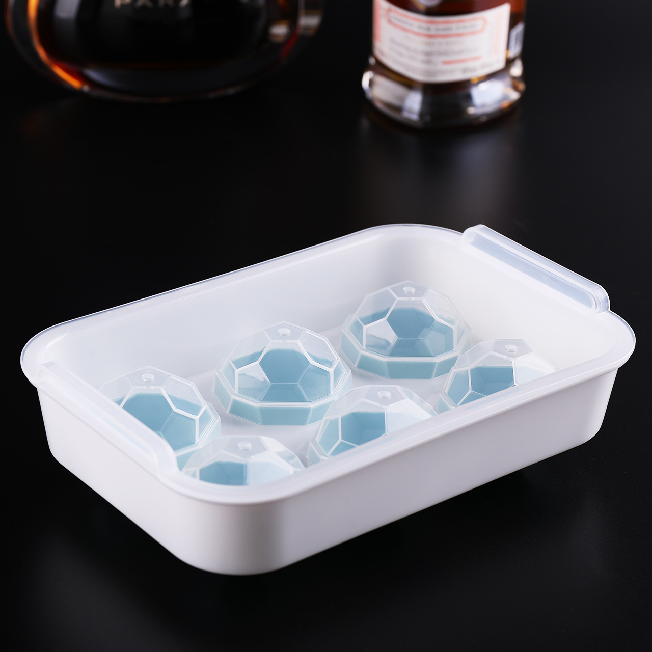 Silicone Ice Tray – Polygons (6 pieces)