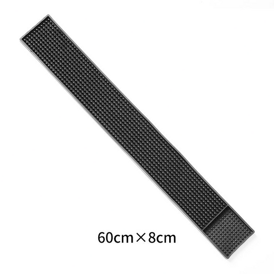 Barmatte – Schwarz (60 × 8 cm)