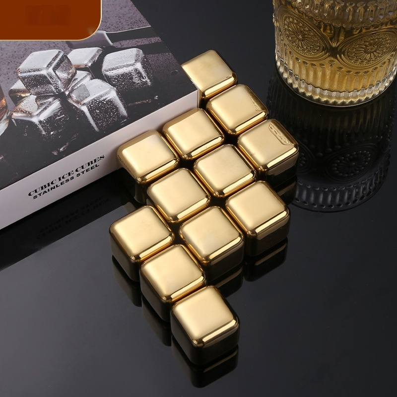 Stainless Steel Ice Cubes (8 pieces)