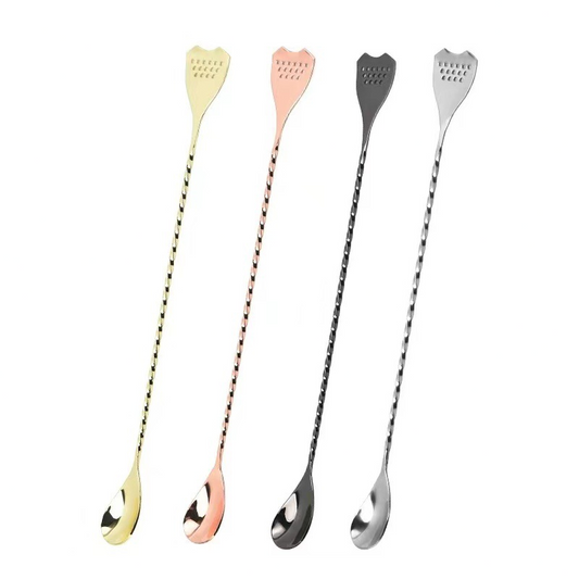 Bar spoon with Strainer (40cm)
