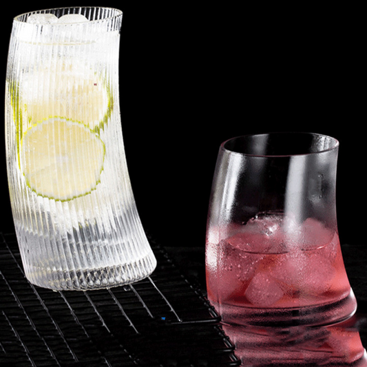 Rocks Glass with Sail Curve (Set of 2)
