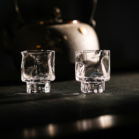 Shot-Glas im japanischen Stil – Crumpled Paper (4er-Set)