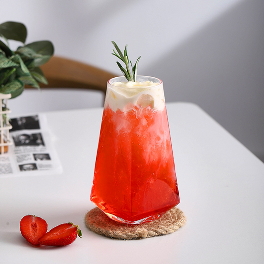 Highball-Glas in länglicher Diamantform (2er-Set)