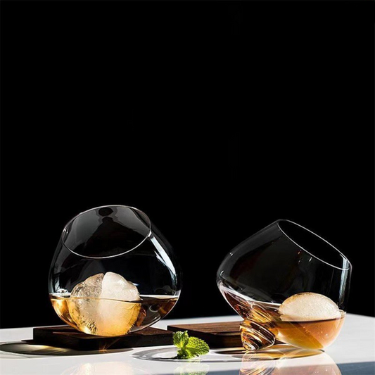 Diamond-Shaped Whisky Snifter (set of 2)