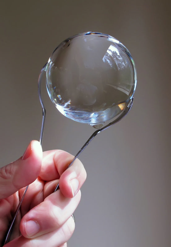 Clear Ice Container for Two Ice Sphere