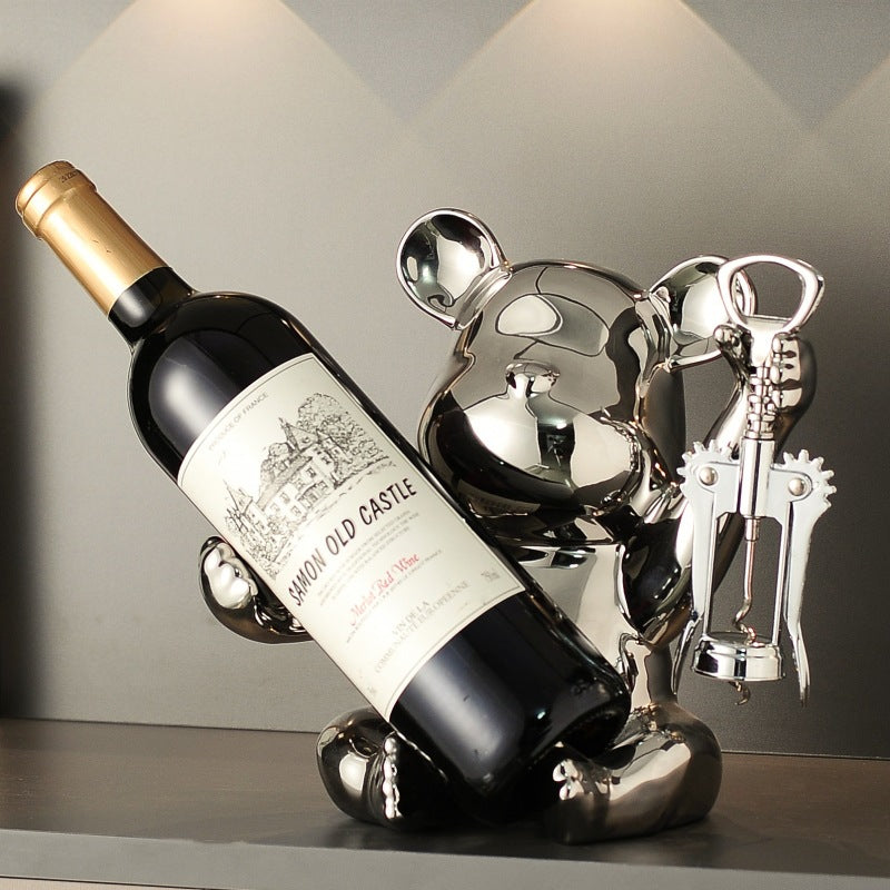 Sitzendes Tier Weinregal